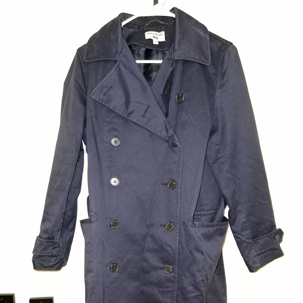 Uniqlo Dark Navy Trenchcoat